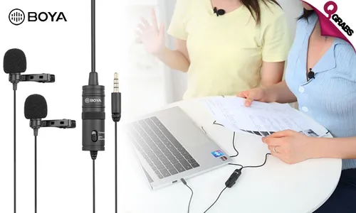 Boya Dual Omni-Directional Lavalier Mic!